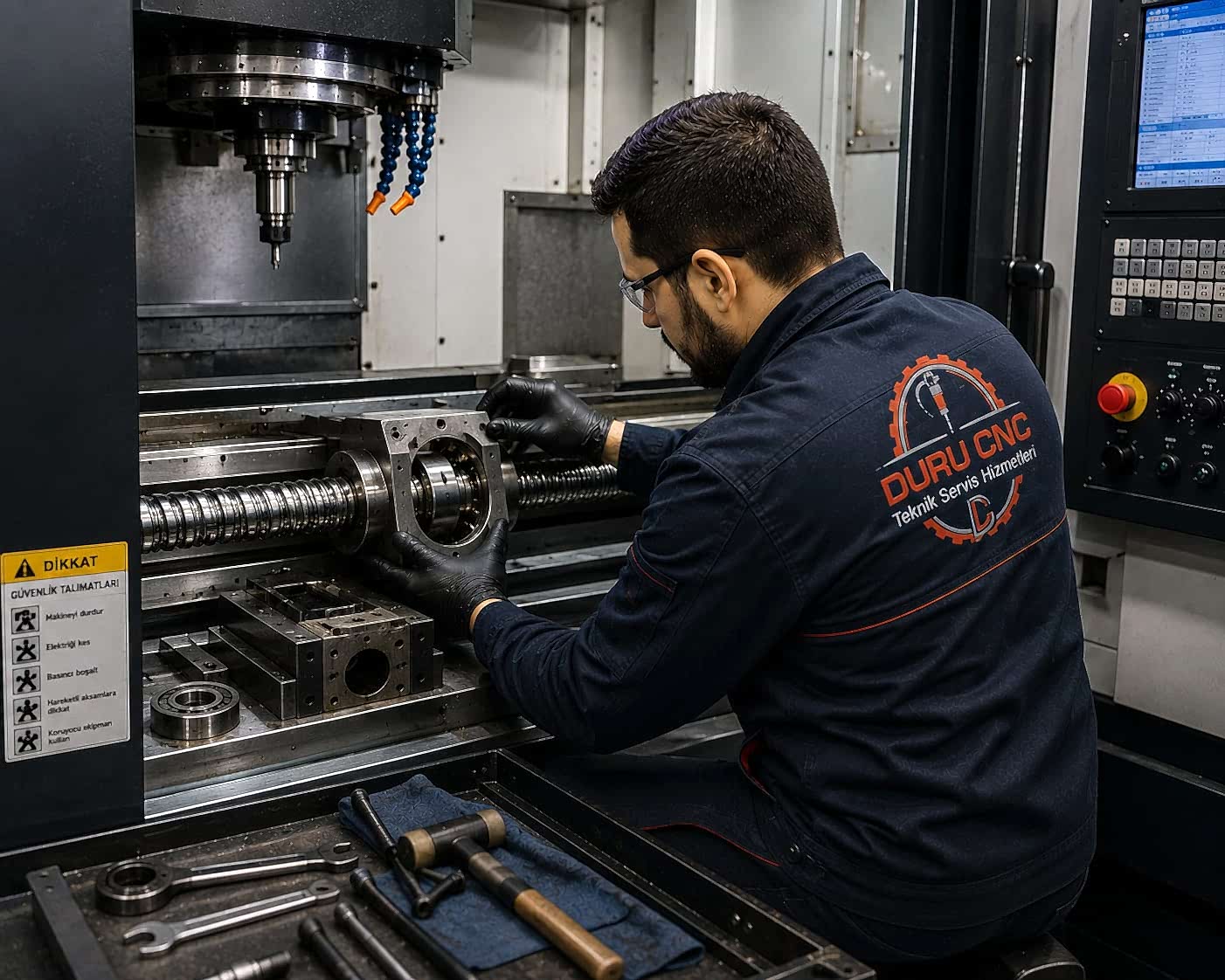 Eksen bakımı ve hassasiyet kontrolü